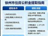 徐州市公积金提取的最新政策和流程
