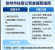 徐州市公积金提取的最新政策和流程
